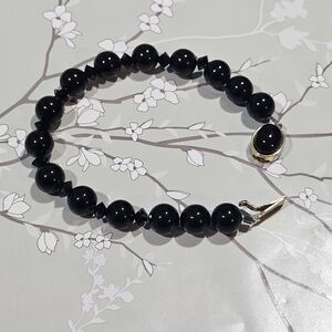 Vintage Black Onyx Bracelet
